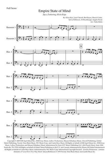 Empire State Of Mind (arr. Fabio Britto)