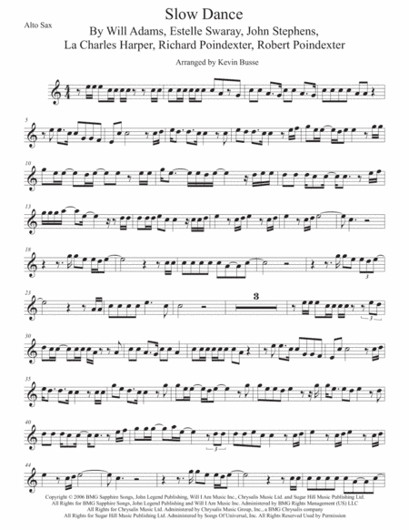Slow Dance (arr. Kevin Busse)