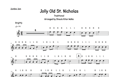 Jolly Old St. Nicholas – Individual Part (arr. Shaula Kitan Walko)