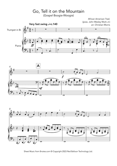 Go Tell it on the Mountain (Gospel Boogie-Woogie) (arr. Christian Morris)
