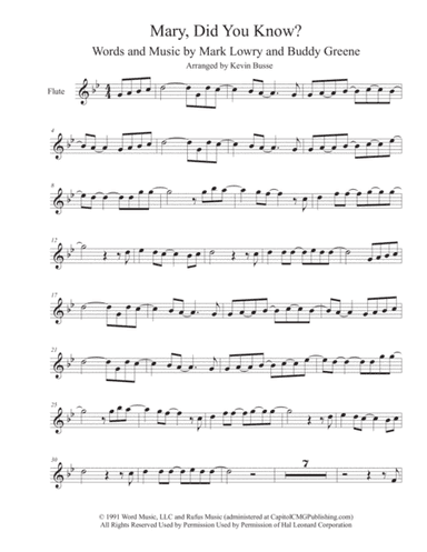 Mary, Did You Know? (arr. Kevin Busse)
