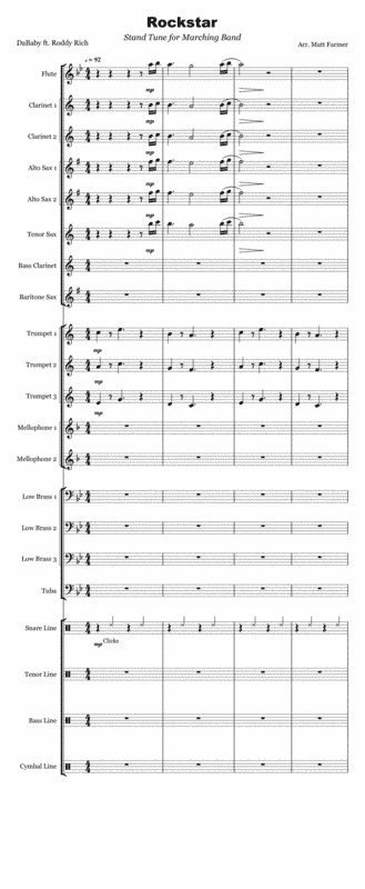 Rockstar (arr. Matt Farmer)