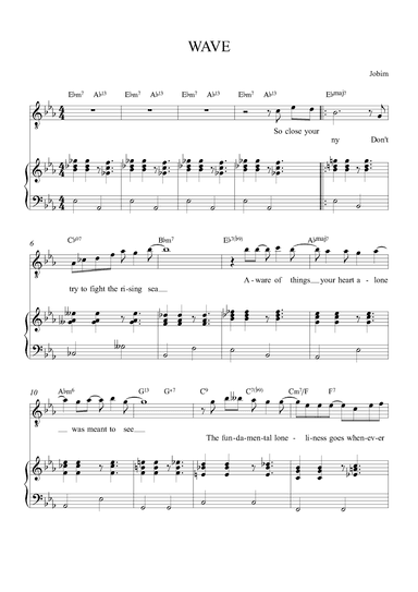 Wave (arr. Alex Nunes Rodriguez)