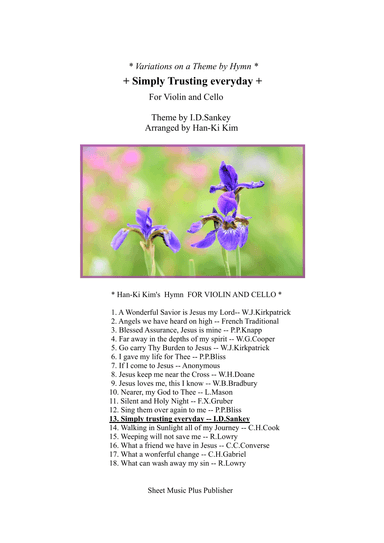 Simply trusting everyday (For Violin and Cello) (arr. Han-Ki Kim)
