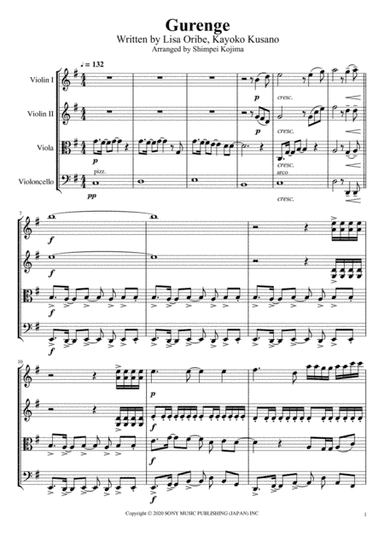 Gurenge (arr. Shimpei Kojima)
