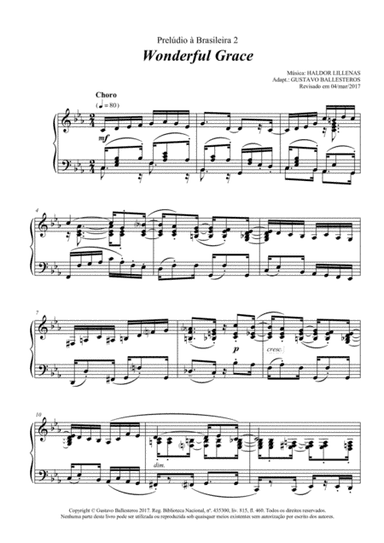 Prelúdio à Brasileira 2 - Wonderful Grace (arr. Gustavo Ballesteros)