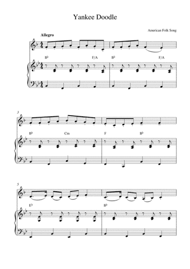 Yankee Doodle (arr. Kaiserin Rebecca)