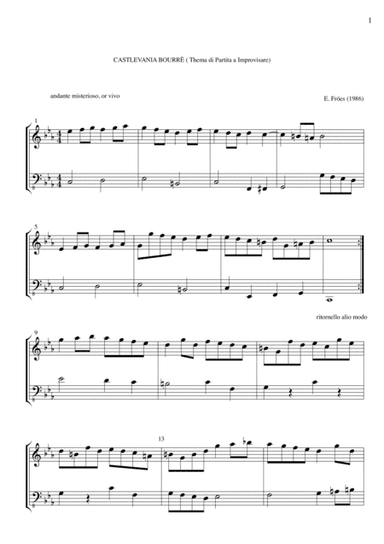 "Castlevania" Thema di Partita a Improvisare - (Easy)