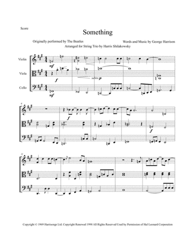 Something (arr. Harris Shilakowsky)