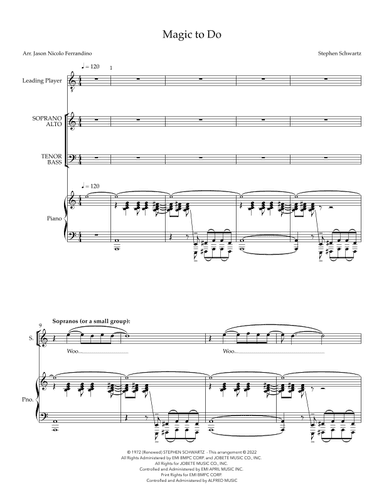 Magic To Do (arr. Jason Nicolo Ferrandino)