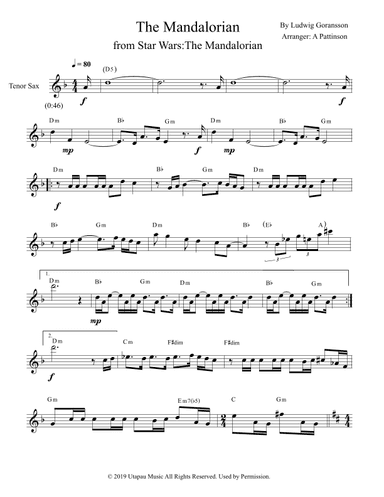 The Mandalorian (arr. Andrew Pattinson)