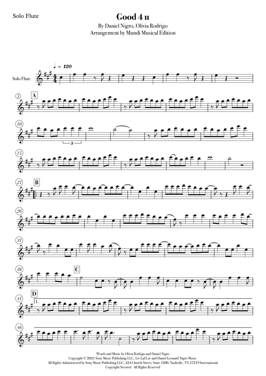 Good 4 U (arr. Mundi Musical Edition)