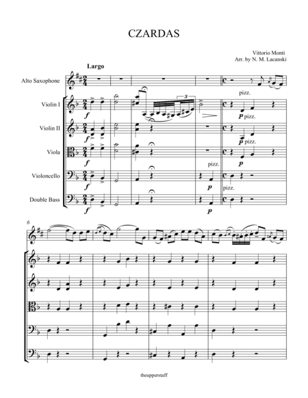 Czardas (arr. Nick Lacanski)