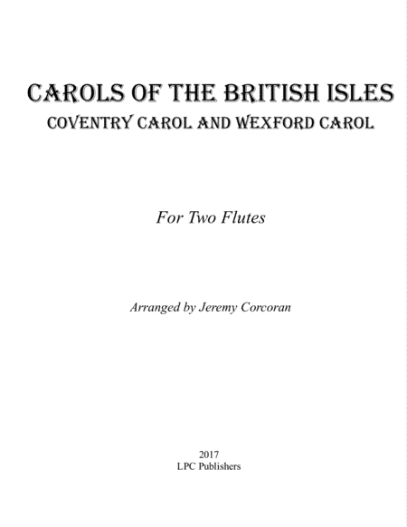 Carols of the British Isles For Two Flutes (arr. Jeremy Corcoran)