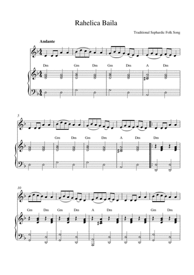 Rahelica Baila (arr. Kaiserin Rebecca)
