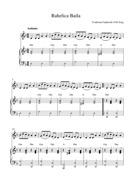 Rahelica Baila (arr. Kaiserin Rebecca)