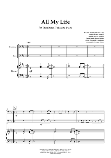 All My Life (arr. Henrique Oliveira)