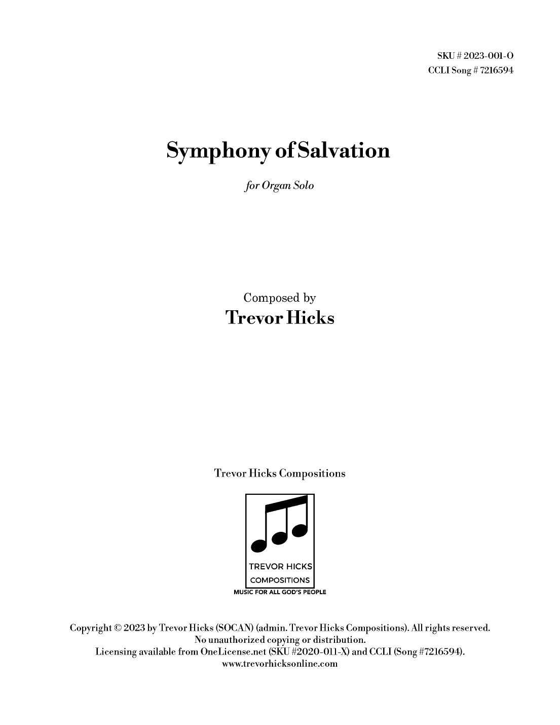 Symphony of Salvation