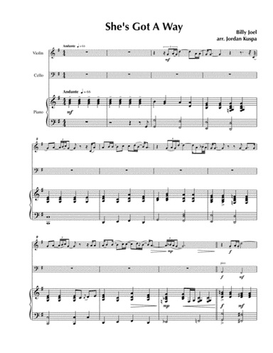 She's Got A Way (arr. Jordan Kuspa)