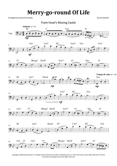 Merry-go-round Of Life (arr. Glauco Fernandes)