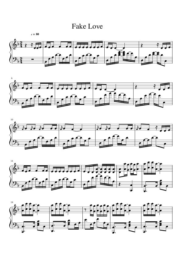 Fake Love (arr. BTS)