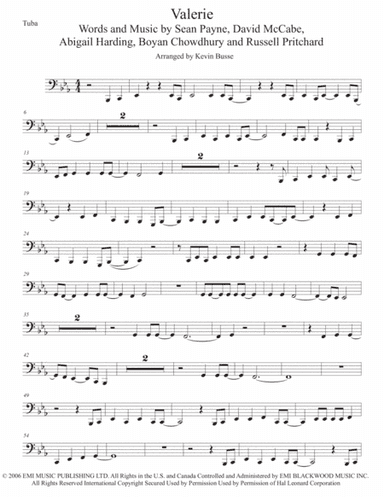 Valerie (arr. Kevin Busse)