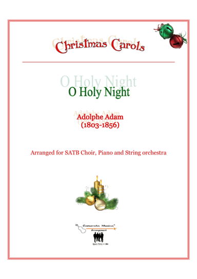 O Holy Night for SATB Piano and String orchestra (arr. Ognyan Petrov)