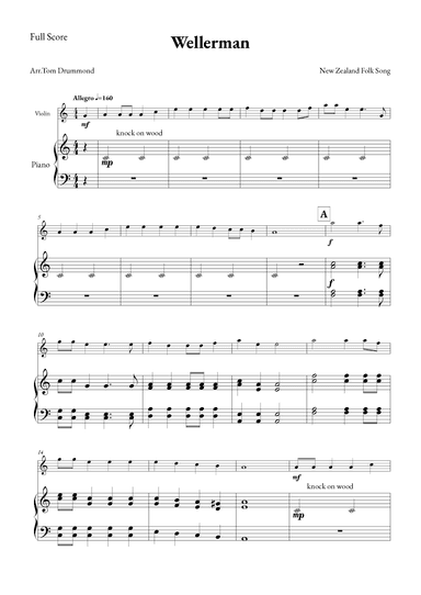 Wellerman (arr. Tom Drummond)