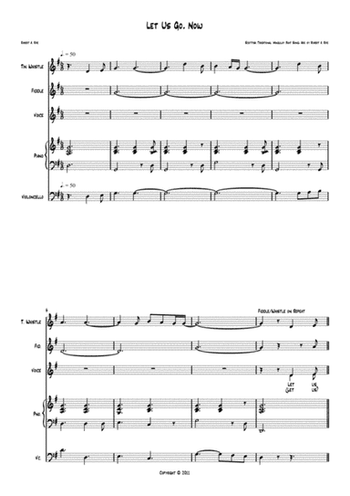 Let Us Go, Now (complete score) (arr. Robert Alan Rife)