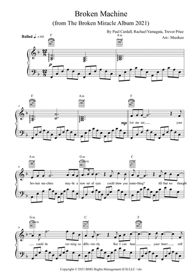 Broken Machine (arr. Musikeo)
