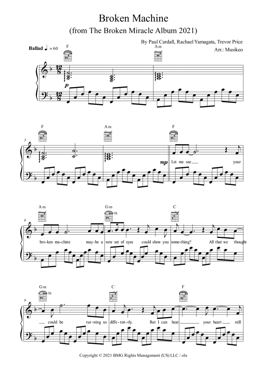 Broken Machine (arr. Musikeo)