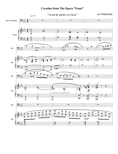 Cavatine from Faust (arr. Philip Brink)