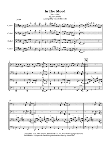 In The Mood (arr. Takeshi Horochi)