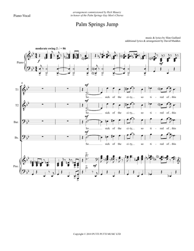 Palm Springs Jump (arr. David Maddux)
