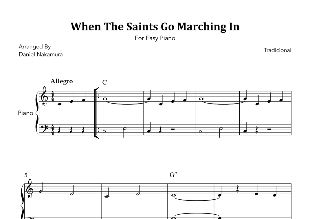 When The Saints Go Marching In (arr. Daniel Nakamura)