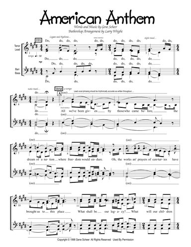 American Anthem (arr. Larry Wright)