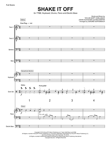 Shake It Off (arr. Jerome Kurtenbach)