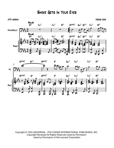 Smoke Gets In Your Eyes (arr. Nick Lacanski)