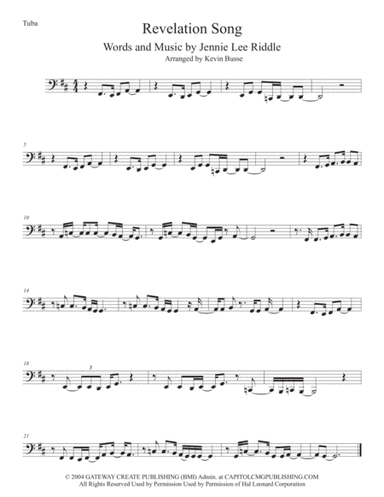 Revelation Song (arr. Kevin Busse)