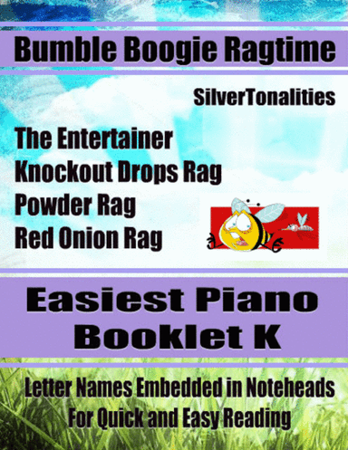 Bumble Boogie Ragtime for Easiest Piano Booklet K (arr. SilverTonalities)