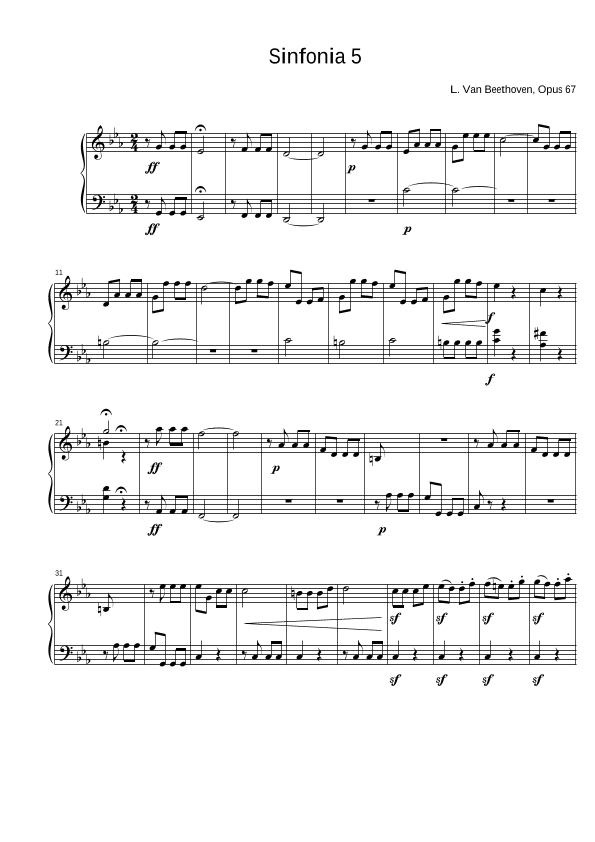 Symphony 5 first movement