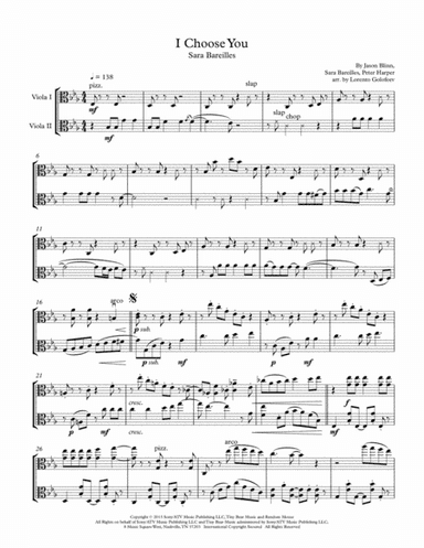 I Choose You (arr. Lorento Golofeev)