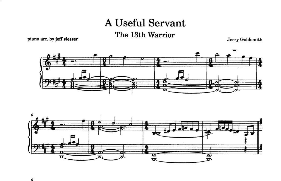 A Useful Servant (arr. jeff siesser)