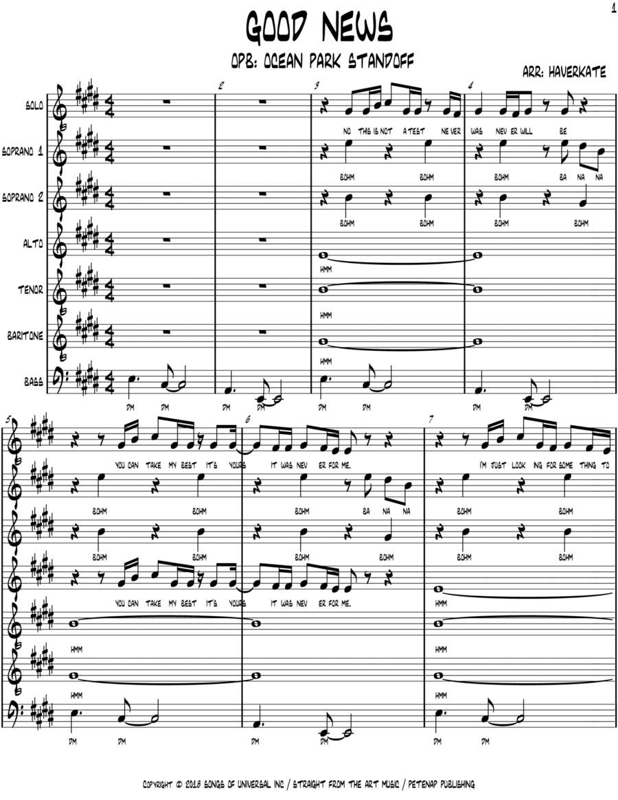 Good News (arr. Brian Haverkate)