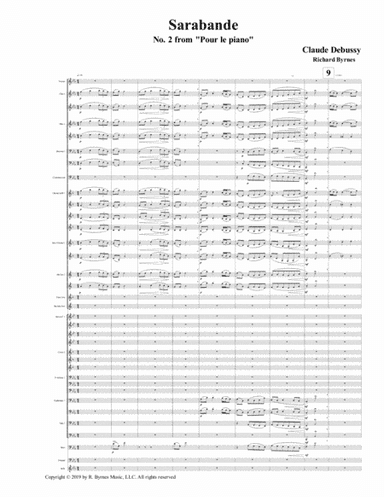 Sarabande by Claude Debussy, L45 (Symphonic Band) (arr. Richard Byrnes)