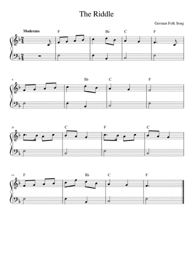 The Riddle (arr. Kaiserin Rebecca)