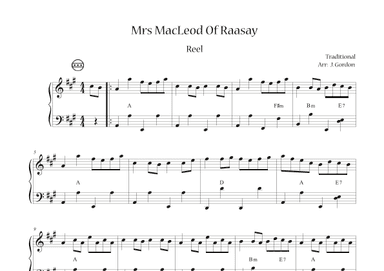 Mrs MacLeod Of Raasay (arr. Julia Gordon)