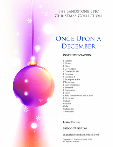 Once Upon A December (arr. Sandstone Music)