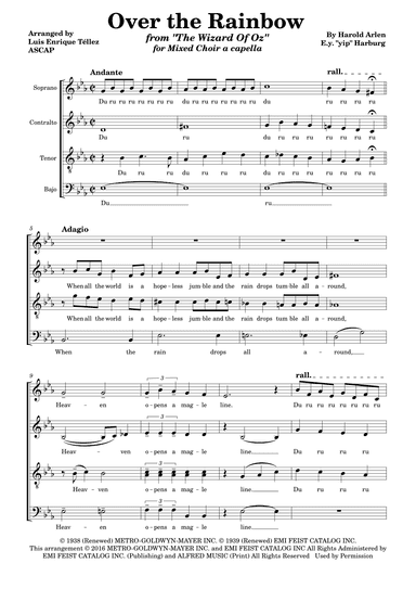 Over The Rainbow (arr. Luis Enrique Téllez)