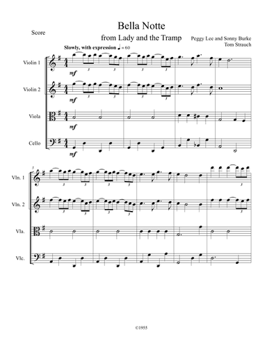 Bella Notte (arr. Tom Strauch)
